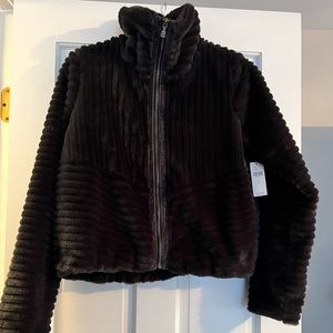 Anthropologie Faux Faux Fur Jacket